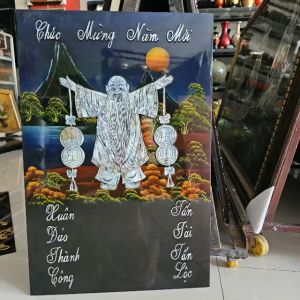Tranh lịch sơn mài cao cấp Thanh Bình Lê size 40x60 cm nhiều mẫu