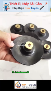 Đế dính cao su đế dán cao su siêu bền dùng dán lá số đánh bóng đá hoa cương đánh bóng xe hơi cốt ren lớn M16 D100mm