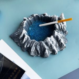 Fujisan Ashtray Creative Scandinavian Style Home Decorative Accessories Anti-Dust Living Room Japanese Minimalist Design