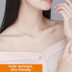 Minimalist Niche Rose Gold Ins Style Choker Necklace