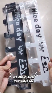 GANTUNGAN BAJU HOOK NICE DAY BELAKANG PINTU DENGAN  6 KAIT TANPA DIPAKU DAN ANTI COPOT