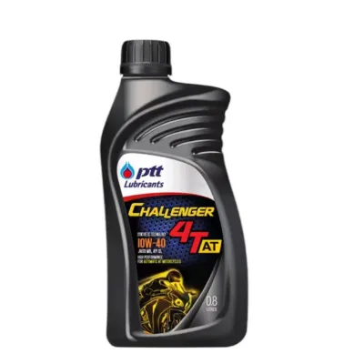 น้ำมันเครื่อง PTT ปตท Challenger AT/ Challenger Scooter พร้อมน้ำมันเฟืองท้าย 0.8+0.12 ลิตร สำหรับรถมอเตอร์ไซค์ออโตเมติก 4 จังหวะ