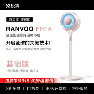 RANVOO | Quiet AI Intelligent Home Air Purifier Fan