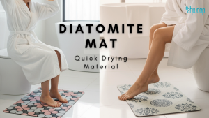 Zhwoop Festive Series Diatomite Mat  Ultra Absorbent Quick Drying Anti-Slip Easy Clean Eco-Friendly for Home