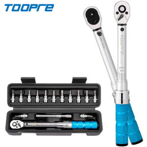 TOOPRE MTB Road Bike Bicycle Preset Torque Wrench 2Nm to 24Nm Precise Instrument Durable Hexagon T25 Allen Key S2 Prime Steel