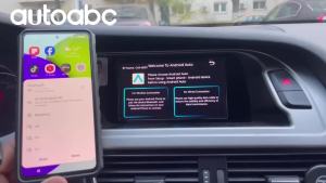 AUTOABC Wireless CarPlay auto Android interface for Audi A4 B8 A5 Q5 2009-2015 with play functions for Car AirPlay Mirror Link