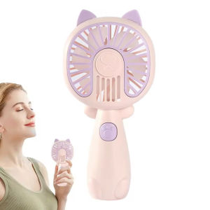 Ekleva Mini quạt nhỏ cầm tay Xách Tay yên tĩnh tiện dụng Văn Phòng Sinh Viên Sạc Ngoài Trời cầm tay Fan Hâm Mộ du lịch ngoài trời Người Hâm Mộ