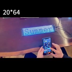 DIY Programmable LED Matrix Pixel Panel Flexible Screen Car Sign Animation Display Bluetooth App Control Truck Eye