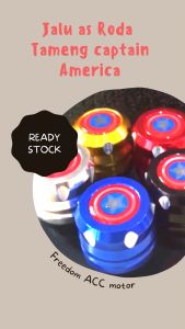 Jalu as roda depan model tameng captain america universal semua motor untuk aksesoris sepeda motor