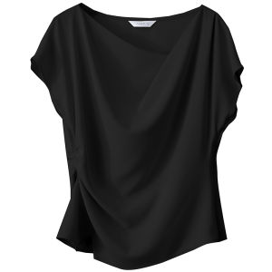 AMII | Áo Chiffon Tay Voan Đẹp Cổ Dị Dài Không Đều Pháp