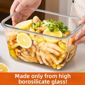 Rectangle Microwaveable Segmented Lunch Box