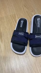 Sandal Pria Casual Slop Pailon Khamzo K16 Sendal Cowok Terbaru Kekinian Merah