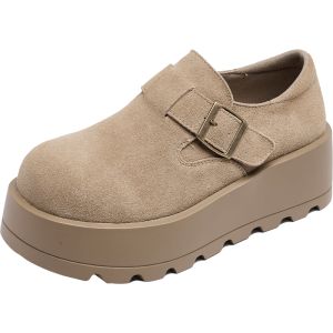 Daphne | Giày Dép Đế Dày Phong Cách Retro Bọc Toàn Bộ Đế Mềm Thoải Mái