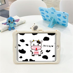 Compatible with Huawei Tablets & Cute Cartoon Cows Design: Kids Tablet Case with Strap