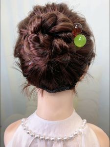 Kẹp Tóc U Uốn Lọn Tóc Ba Răng Hạt Tròn Mới 2025 Kẹp Tóc Thanh Lịch Phụ Kiện Tóc Kẹp Tóc HKE504 Phụ Kiện Tóc