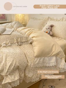 Kiss Dear | French Princess Style Cotton Lace Bedding Set