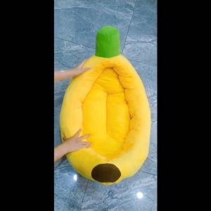 [Có size to] Nệm chuối cho chó mèo / giường ổ đệm cho chó mèo êm mịn hàng chất lượng tốt