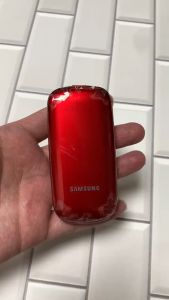 Legal original Samsung E1272 flip phone keypad FM radio Easy-to-use keyboard 1-year Warranty