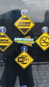 (COD) AKRILIK SIGN VARIASI TEMPELAN DINDING KODE GK.11