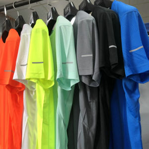 Quick Dry Fitted Lightweight Short Sleeve round Neck Mens T-Shirt Breathable Moisture Wicking Sport Training Fitness Running Top