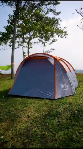 TENDA CAMPING DHAULAGIRI MAHIKA 5 KAPASITAS 5-6 ORANG FAMILY TENT TENDA KELUARGA ALUMUNIUM ALLOY PU 3000MM WATERPROOF TENDA FAMILY OUTDOOR CAMPING
