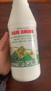 ĐẠM AMINO Đậm Đặc - Mập Thân Xanh Lá Tốt Rễ Nuôi Trái To Ngừa Nấm Bệnh - Chai 1 Lít