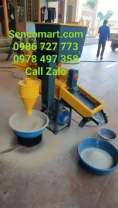 Máy xay xát gạo 1 lần thành trắng có buồng ra cám siêu đẳng cấp