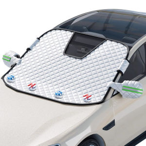 SEAMETAL Car Windshield Snow Cover Windscreen Snow Shield Winter Ice Frost Removal Protector Cover Universal Fits