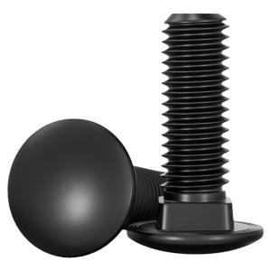 TIANZHUOJINSHU | Black 304 Stainless Steel Zinc Plated Round Head Carriage Screw
