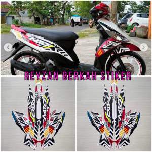 STIKER STRIPING LIS LES BODY YAMAHA MIO J TEEN 2013 2014 STANDAR