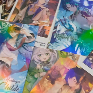 Genshin Impact Postcard Genshin Print Laminated Genshin Postcard Genshin Impact Prints Genshin Art Print Genshin Fan Merch Genshin Zhongli Xiao