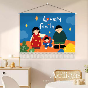 Tranh Dệt Kim Trang Trí Phòng Khách TV Tranh Tường Phòng Trẻ Em Tranh Dệt Kim Nhiều Màu Tranh Dệt Kim Hoạt Hình Tranh Dệt Kim Hình Chữ Nhật