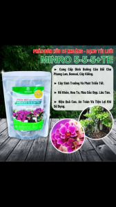 MINRO 5-5-5+TE Phân bón Hữu Cơ Khoáng - Dinh dưỡng cho phong lan BonSai - Dạng túi lưới