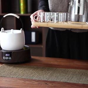 Teko Kaca Penyaring / Teko Saringan Tebal / Teko Wadah Penyaring Serbaguna / 750ml