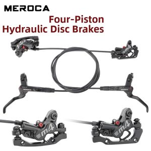 MEROCA | 4 Piston Mountain Bike Hydraulic Brake Kit