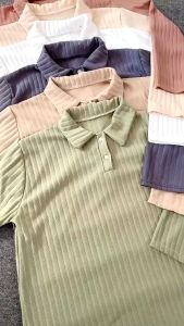 AQILA - Ayumi Blouse Knit Hornet - Atasan Wanita Lengan Panjang