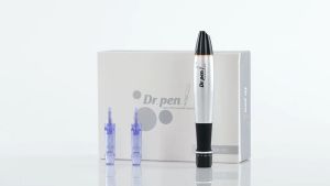 Derma Pen Dr Pen A1 wireless or wired dr penA1 Popular 3mm Microneedling Pen Auto Derma pen Dr.pen with 2pcs 12pins derma pen microneedling MTS for Wrinkles and Acnes BB Glow Anti Aging and Wrinkles acne bb glow hair growth skin whitening