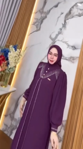 BISA COD Aletha Dress Ceruty Babydoll Payet Mewah Dress Kondangan Dress Dewasa Terbaru Lebaran Viral