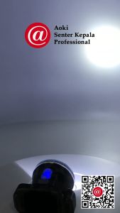 Senter Kepala LED MINI AOKI AK-S040 40W IP65 40 Watt Super Led Baterai Lithium 2000mAh Super Terang Cahaya Putih Jarak Sorot Jauh 500meter dan Tahan 10 Jam NON-STOP Laz COD