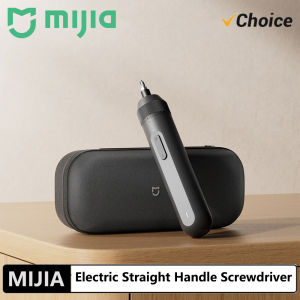 MIJIA | NEW MIJIA Electric Straight Handle Screwdriver 4N·m Max Torque 2000mAh Rechargeable Battery LED Lighting 18pcs Magnetic Bits -CN