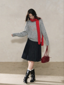 YIKEXIAOYEMEI | Áo Sweater Thời Trang Phong Cách Thư thái
