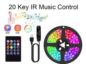 5V USB Music Sync Rgb Lighting Controller 4Pin Rgb Led Controller Smart Controller RGB Led Lights Controller Color Changing