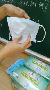 5 HỘP KHẨU TRANG Y TẾ KHÁNG KHUẨN 4 LỚP HỘP 50 CÁI