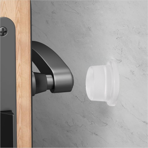 Door Stopper Wall Protector with Silicone Head Aluminum Door Knob Wall Protector Spring Shock Absorption Technology