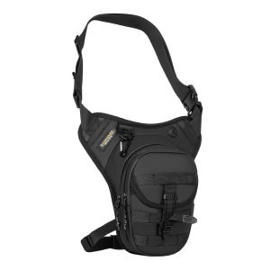 【HPS】Men Motorcycle Leg Side Bag Waterproof Hip Waist Bags Large Capacity Motorbike Hip Leg Pack for Hiking Camping Fishing