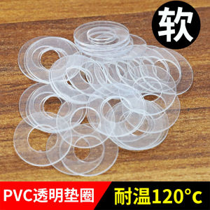 High Temperature Resistant PVC Transparent Soft Gasket Insulation Plastic Washer Shock Absorber Leak-Proof Sealing round Rubber Flat Pad M2-M10