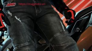 Quần giáp Jean MC-2302-A Quần Jean biker cao cấp co giãn 4 chiều