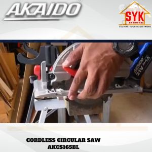 SYK Akaido AKCS165BL Brushless Cordless Circular Saw Combo Set Wood Cutter Machine Mesin Gergaji Potong Kayu