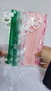 Travel Pouch Zipper Bag Transparan Tas Penyimpanan Serbaguna untuk make up baju skincare Bahan PE EVA