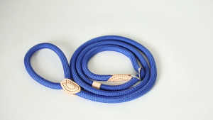 Heavy Duty Anti-Pull Dog Leash Integrated P-Style Rope & P-Chain Thickened Dog Lead for Small Medium & Large Dogs